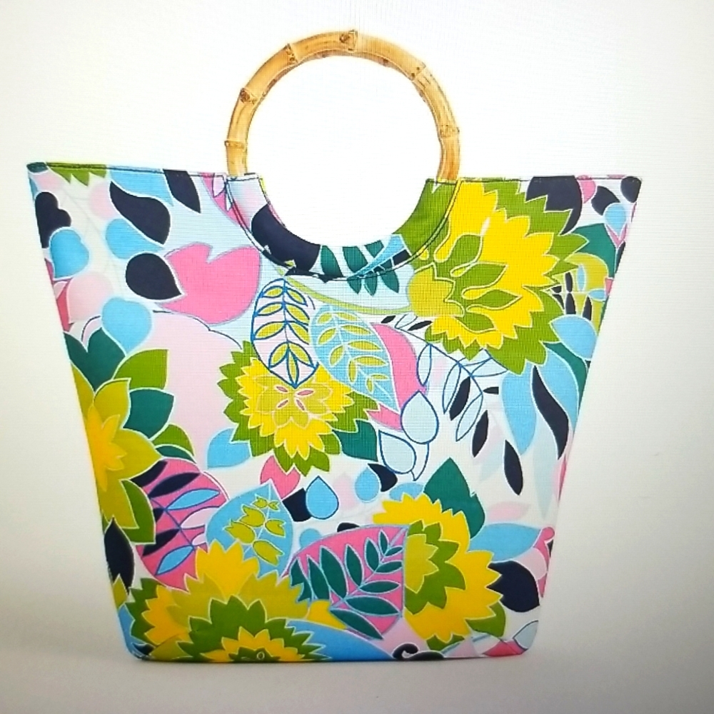 NWOT Talbots Bamboo Handled Tote